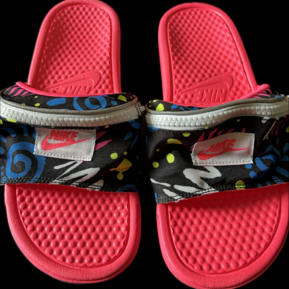 Nike Slides Multi Color with pocket
